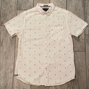ANCHOR button down SLIM FIT SHIRT MEDIUM M